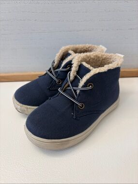 ❤️ PICK 4/$20 Carter's Navy High-Top Faux-Sherpa Boots